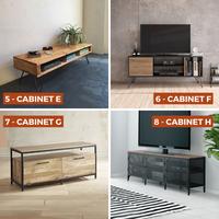 Gambar Rak TV Industrial // Meja TV Minimalis // Meja TV Besi dari kitanata undefined 2 Tokopedia