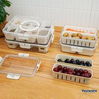 Gambar terbaru !!! youware - ginney set 2 pcs food container / kotak penyimpanan makanan ringan tempat makan bumbu dapur wadah penyimpanan makanan di kulkas dengan tutup kedap udara food storage ready dari toko gufda undefined 5 Tokopedia