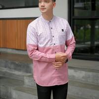 Gambar PRODUK TERBARU BAJU MUSLIM PRIA KOKO KURTA PAKISTAN KEMKO KEMEJA ALANZA BATIK SUBLIM LENGAN PANJANG DEWASA PENDEK MOTIF KATUN TOYOBO READYY - Sage Green, M dari TokoFASTZX44 undefined 5 Tokopedia