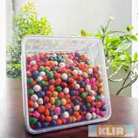 Gambar SALE TERMURAH THINWALL KLIR 2000 ML SQUARE - ANTI PECAH - KOTAK MAKAN ISI 25 SET SE READYY dari Panganan Pasar undefined 3 Tokopedia