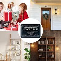 Gambar New! Terlaris! Desk Decoration Sign Funny N-Word Pass Certificate Wood Sign Decorative Prank Wooden dari Mimi star undefined 5 Tokopedia