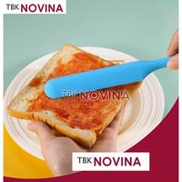 Gambar SPATULA JAM BUTTER CREAM SILIKON TAHAN PANAS/ SPATULA PISAU /  PENGADUK ADONAN - PENGOLES SELAI - FOOD GRADE - JAM HIJAU dari NOVINA TBK undefined 3 Tokopedia