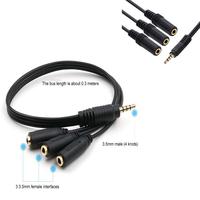 Gambar 3.5mm 3 Way Port Aux Multi Headphone Earphone Audio Splitter Adapter 3.5mm Jack HUB Splitter Audio Cable 1 Male to 3 Female dari archenn21 undefined 2 Tokopedia