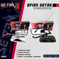 Gambar BARU_ SPION KOTAK DTN CLASSIC CB GL KACA PUTIH TANGKAI BESI DRAT HONDA YAMAHA UNIVERSAL MOTOR dari Motordor shop undefined 1 Tokopedia
