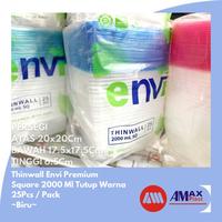 Gambar SALE TERMURAH THINWALL 2000 ML ENVI TUTUP WARNA KOTAK MAKAN NASI BUAH SAYUR ISI 25 READYY - Merah dari Panganan Pasar undefined 5 Tokopedia