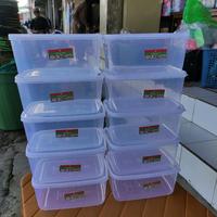 Gambar PRODUK TERBARU GROSIR SEALWARE 1800 ML MERK KMP ISI 10 WADAH TOPING SEBLAK WADAH MAKANAN DI KULKAS PLASTIK READYY dari nonatko undefined 3 Tokopedia