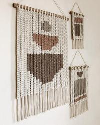 Gambar BARANG TERLARIS Set 3pcs macrame wall hanging / makrame hiasan dinding dari ayaroo undefined 4 Tokopedia
