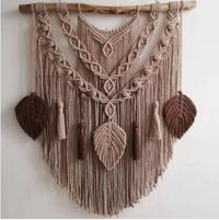 Gambar BARANG TERLARIS Macrame wall hanging leaf / makrame hiasan dinding kamar/ home decor dari ayaroo undefined 3 Tokopedia