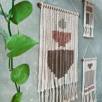 Gambar BARANG TERLARIS Set 3pcs macrame wall hanging / makrame hiasan dinding dari ayaroo undefined 5 Tokopedia