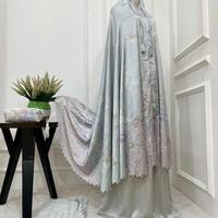 Gambar BARANG TERLARIS Mukena Sahara Vanel Sutra silk lasercut Sajadah set Series dari anhsar undefined 3 Tokopedia