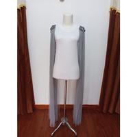 Gambar sayap pundak ABU TUA kebaya pengantin/ sayap bahu / cape gaun/ slayer pundak dari salimsetia00 undefined 2 Tokopedia