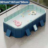 Gambar (GS) Big Foldable Swimming Pool /Kolam Renang Lipat Besar PVC /Untuk 1-10 orang anak/ Bukan tiup READY MURAH dari ganier style undefined 4 Tokopedia