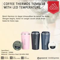 Gambar NEW TUMBLER LED SUHU GELAS KOPI 500ML MUG STAINLESS THERMOS COFFEE TERMOS - Navy dari Imumaf211 undefined 1 Tokopedia