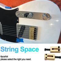 Gambar Brass Saddle 6Pcs/Lot Pure Brass Flat Top Guitar Bridge Saddles For Fender Stratocaster Or Telecaster dari amana rakis lidi undefined 3 Tokopedia
