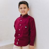 Gambar HEYTIMMY - REYA Shirt / Kemeja Polos Anak Laki Laki Lengan Panjang Kerah Koko Katun / Warna Hitam Putih Maroon Burgundy Kuning Khaki / Umur 3 4 5 6 8 10 12 14 tahun - WHITE, 3-4 tahun dari Heytimmy undefined 2 Tokopedia