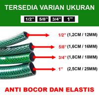 Gambar GEMUK Selang Air Cuci Motor 30 Meter 1/2 5/8 3/4 inch Sepaket Semprotan Air Dengan Selang Benang Anti Lumut Cuci Mobil Siram Tanaman Alar Semprot Watergun Jet Spray Selang Taman dari ilmanhayayyay undefined 5 Tokopedia