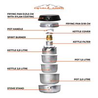Gambar Banting Harga Alat Masak Camping Cooking Set Ultralight Dhaulagiri Not Trangia dari ANDALAN SHOP 10 undefined 1 Tokopedia