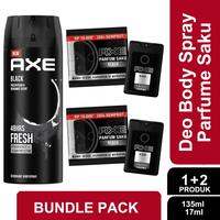 Gambar okeYuk- Axe Deodorant Deo Body Spray Parfum Pria Black - 135Ml + Saku 17ml dari enjenjuan undefined 2 Tokopedia