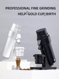 Gambar STARSEEKER EDGE PLUS 63MM Stainless Steel Cone Burr Electric Coffee Grinder Espresso Black Sliver dari GROSIR MANGKUK TRANYARRRRRRR undefined 3 Tokopedia