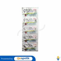 Gambar ALERZIN 10 MG STRIP 10 TABLET dari Apotek Kosambi By GoApotik undefined 1 Tokopedia