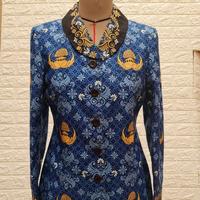 Gambar baju korpri wanita terbaru 2022 kerah hitam dari SALSAWW undefined 1 Tokopedia