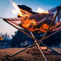 Gambar Rak Stand Api Unggun Portable Tungku Camping Tool dari ANDALAN SHOP 10 undefined 3 Tokopedia