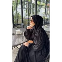 Gambar Abaya Cantik Elegant Mayla Gamis Hitam Jettblack Syar'i Muslim Dress Wanita Maxi Lebaran Mewah Remaja Bordir Turki Kombinasi Mutiara Syari Pesta Arab dari RUSTIAN STORE undefined 3 Tokopedia
