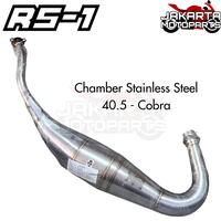 Gambar Rs1 Knalpot Full System Chamber Leher Jomblo Silencer Stainless Ninja 150 2Tak R Ss 40,5 Kompetisi Free Ongkir - Silver dari MEKAR STORE 02 undefined 3 Tokopedia