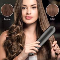 Gambar Cordless Hair Straightener PTC Ceramic Fast Heating Portable Straightening Comb 3 Gears Electric Hair Brush Women Negative Ion dari GROSIR CASING ANYARRRRR undefined 3 Tokopedia