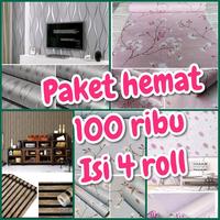 Gambar Terlaris COD PROMO PAKET HEMAT 4 ROLL WALLPAPER DINDING KAMAR TIDUR STIKER TEMBOK 3D WALPAPER DINDING WALLPAPER POLOS MURAH WALFAFER AESTHETIC ELEGAN MEWAH Kertas Pvc dari Andi Muhamma undefined 1 Tokopedia