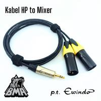 Gambar Kabel Audio/ Kabel In Out Mixer Mini Stereo 3.5 BMA To 2x XLR Male Sinar - Hitam, 1 Meter - Hijau, 2 Meter dari Spesialis Connector undefined 3 Tokopedia