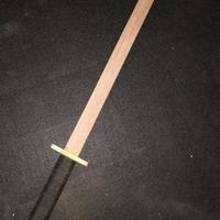 Gambar mainan ( kayu simple wooden katana sword ) dari luckyluckywood undefined 5 Tokopedia