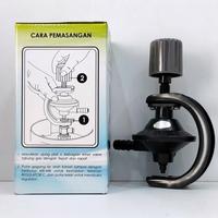 Gambar Kepala Gas / Regulator Kompor Gas Tanpa Meter + Pengaman Destec Penghemat Gas dari Home Electro undefined 3 Tokopedia