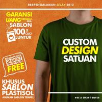 Gambar PROMO SABLON PLASTISOL KAOS SATUAN LUSINAN CUSTOM CLOTHING POLOS PRIA WANITA dari BeutyCool undefined 2 Tokopedia