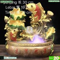 Gambar Larry Pajangan Rumah Air Mancur Ikan Fengshui Hiasan Ruang Tamu Air Mancur Bali dari Larry Decoration undefined 2 Tokopedia