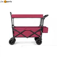 Gambar Camping Wagon Collapsible Beach Folding Trolley Heavy Duty Utility Garden Yard Cart Shopping With Side Bag dari ganconewa emwd75 undefined 1 Tokopedia