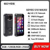 Gambar NEW SOYES S10 Maxo Rugged 4G Mini Smartphone 3.5Inch Touch Screen Oct dari Edu Mart undefined 1 Tokopedia