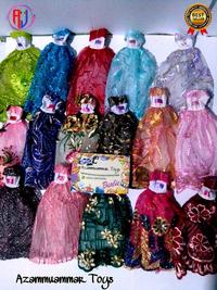 Gambar NEW grosir mainan anak perempuan boneka Barbie berbi bisa di tekuk bonus baju,model baru bahan berkualitas dari asid erajikan96 undefined 4 Tokopedia
