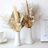 Gambar Artificial Plant Dried Pampas Grass Palm Fan Leaves Bouquet Boho Home Decor Dry Flower Eucalyptus Leaf Wedding Table Vase Decor dari duniacelluler11 undefined 5 Tokopedia