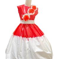 Gambar NEW Baju Daur Ulang Kostum Karnaval Cewek Fashion Show Merah Putih - TK dari asid erajikan96 undefined 4 Tokopedia
