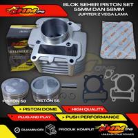 Gambar Terbaru Blok Seher Hmone Bore Up Jupiter Z Vega Lama 55Mm 58Mm Ring Rik Piston Casting Iron Ring Paking Dll Boring Komplit Ready dari aciddd undefined 4 Tokopedia