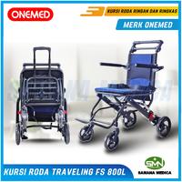 Gambar Kursi Roda Traveling ONEMED FS 800L Aluminium / FS800L + Pole Traveling Mudah Di Lipat & Ringan dari firgiyansyah09 undefined 2 Tokopedia