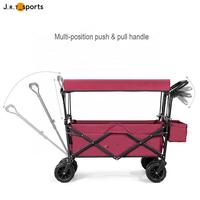 Gambar Camping Wagon Collapsible Beach Folding Trolley Heavy Duty Utility Garden Yard Cart Shopping With Side Bag dari ganconewa emwd75 undefined 4 Tokopedia
