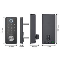 Gambar SEYVEN DEADBOLT SMART DOOR LOCK / SMART LOCK DOOR PINTU KAYU BESI dari 24ers Store Intr undefined 5 Tokopedia