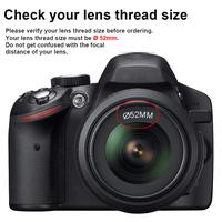 Gambar 52MM 0.35X Professional Fisheye Wide Angle Lens Macro Lens for Nikon dari PANPANG KEJU TERRRBARRRU undefined 5 Tokopedia