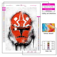 Gambar Star Wars Diamond Painting Clone Trooper Helmet Full Diamond Mosaic dari BUNAGA sarang TERRBARRRRU3 undefined 2 Tokopedia