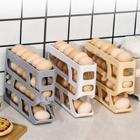 Gambar Egg Storage Box Automatic Scrolling Egg Rack Holder Refrigerator Dispenser Food Grade Egg Shelf Kitchen Egg Organizer Containers dari PT GRAHA UTAMA TRRBARRRU undefined 2 Tokopedia