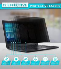 Gambar Laptop 13 14 15 inch 16:9 / 16:10 Privacy Screen Protector Anti Spy Removable Filter Guard Anti Glare Anti-peeping for Asus Dell HP Acer Huawei Advan BEST SELLER - 14" (16:9) dari idikcell undefined 4 Tokopedia