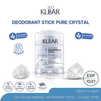 Gambar Deo Klear Mineral Deodorant Stick Classic Pure Biru Tanpa Aroma Berat 70 Gram Original Thailand Deoklear Deodoran Alum Crystal Tawas Murni Tahan 24 Jam Awet Tidak Beraroma Anti Bau Badan Iritasi Alergi dari Shophoria Authentic undefined 1 Tokopedia