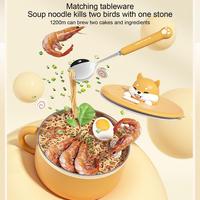 Gambar Insulated Bowls Anti Scalding Instant Noodle Bowl Stainless Steel Ramen Bowls With Lid 1200ml Instant Noodle Bowl With Handle dari Metalplume undefined 1 Tokopedia